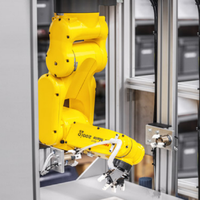 Mini robot Fanuc LR Mate 200iD/7L, charge utile 7 kg, portée 911 mm, avec pince pour la manipulation, le soudage et l'assemblage