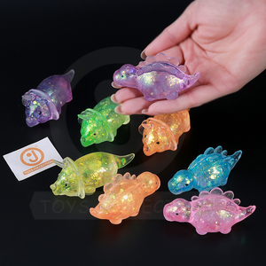 JO TOYS Stress Relieve Maltose Decompression Squeeze <b>Fidget</b> Sensory Toys Soft TPR Squishy Squeeze Mini Dinosaur Slow Rising Toy - Product Image 1