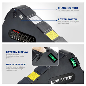Không thấm nước hình tam giác e-bike pin Lithium ion 48V/52V/72V 25Ah 28ah 30Ah pin sạc - Product Image 5