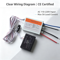 Interruptor Táctil Inteligente de 110-220V para Luz Frontal de Espejo
