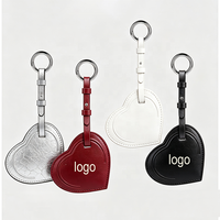 Étiquette de bagage personnalisée en cuir léger en forme de cœur avec logo, style féminin, porte-passeport étanche pour les voyages d'été