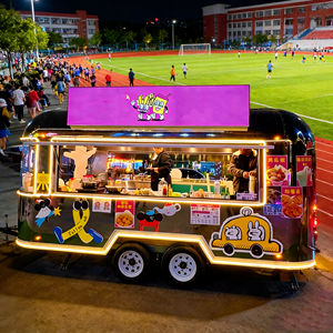 Carrito de Comida Resistente con Rotación de 360 Grados °   Ruedas Giratorias de Gran Capacidad de Carga para Negocios Comerciales de Comida Caliente en la Calle Urbana - Product Image 5