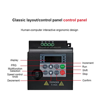 Vente Flash XLY3000 7.5KW 10HP 11KW VFD avec RS485 en stock pour l'automatisation PLC des machines d'emballage