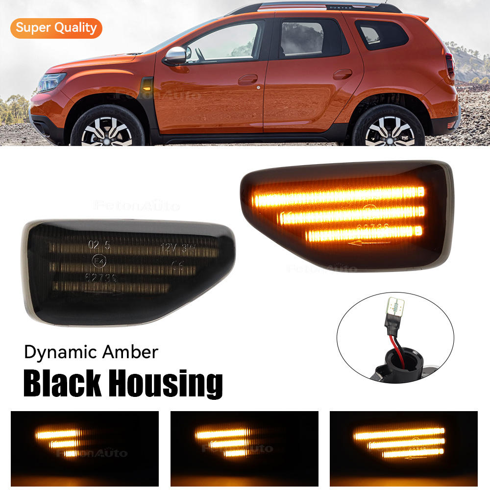 2x Led pleine dynamique noire 02-0413