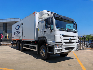 <span class=keywords><strong>Camion</strong></span> <span class=keywords><strong>frigorifique</strong></span> haute performance HOWO 6X4 10 roues 25t avec <span class=keywords><strong>hayon</strong></span> pour le transport d'aliments congelés - Product Image 1