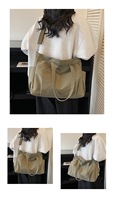 Sac fourre-tout léger en tissu Oxford pour trajets quotidiens, grande capacité, décontracté, à porter à l'épaule ou en bandoulière, pour documents, avec logo personnalisé, idéal pour le bureau, usage quotidien, vente en gros, cadeau