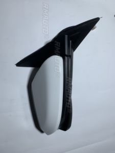 Rétroviseur chauffant avec caméra latérale, peinture assortie, côté passager droit, pour Honda Civic Berline 2016-2020, noir brillant, blanc cassé - Product Image 3