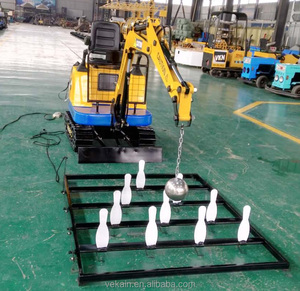 VEKAIN WZD-9 Parco Giochi per <span class=keywords><strong>Bambini</strong></span> a Tema Escavatore in Fibra di Vetro per Esterni, Centro Commerciale, Parco Avventura, Altri Parchi Divertimento, <span class=keywords><strong>Bowling</strong></span> in Metallo - Product Image 4