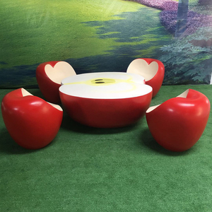 Sièges en fibre de verre en résine, dinosaure, girafe, panda, vache, chaises pour enfants, accessoires de <span class=keywords><strong>location</strong></span> de fêtes, taille réelle - Product Image 5