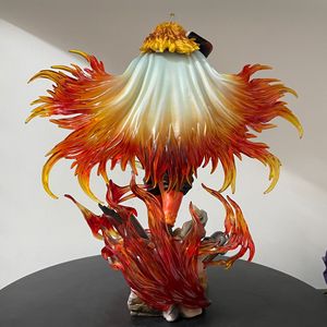 30CM GK demone <span class=keywords><strong>Slayer</strong></span>: Kimetsu No Yaiba Rengoku kyoujourou raccogliere regalo statuetta giapponese Anime Figure in PVC giocattolo - Product Image 4