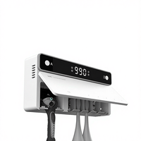 Porte-brosse à dents UV automatique, désinfectant et assainisseur avec LED UVC, séchage à chaud, charge USB Type-C, batterie 4000mAh, usage domestique