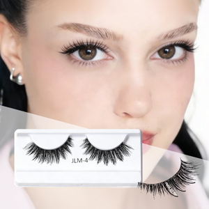 Extensions de cils en fibre écologique à presser, sans colle, motif tournesol - Product Image 1