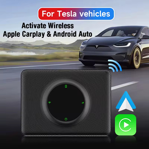 Diboev 2 1 Không Dây Carplay Android Tự Động Mini Hộp Activator Hợp Kim Glass Dual-Band Wifi Tesla Mô Hình 3/X/Y/S Google Navigation - Product Image 2