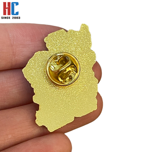 Spilla/Broccia in smalto placcata oro con bandiera e mappa dell'Iran, con leoni e <span class=keywords><strong>sole</strong></span>, personalizzata, da fabbrica con 20 anni di esperienza, ispirata a Persia Shir O Khorshid - Product Image 5