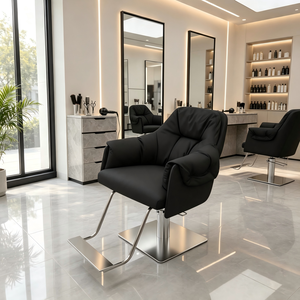 Poltrona da Barbiere Idraulica Stile Francese di Grado Commerciale in Pelle Sintetica <span class=keywords><strong>per</strong></span> Salone - Outlet di Fabbrica - Product Image 3