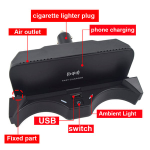 Essager — chargeur sans fil pour <span class=keywords><strong>voiture</strong></span>, rechargement rapide sans câble, coussinet <span class=keywords><strong>de</strong></span> téléphone, pour BMW X1 F48, accessoires intérieures, pour Modification, 2016-2021, 15W - Product Image 4