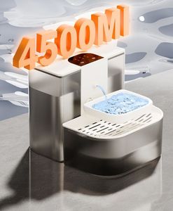 Dispenser Air Minum Hewan Peliharaan YG-YSX9 Tilt Pour, Desain Isi Ulang Tanpa Angkat, Pengoperasian Satu Tangan yang Mudah, Dispenser Mangkuk Air Anjing Kucing Anti Tumpah - Product Image 4