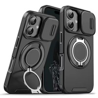Magnetische schuifvenster TPU hoes voor 17/18 Pro Max/14 Plus/15 Pro Max, anti-val bescherming, draadloos opladen compatibel, unisex
