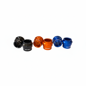 Per KTM SX 125 94-12 distanziali ruota posteriori arancioni da 20mm e 15mm in lega e alluminio - Product Image 1