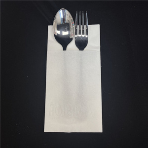 Prix de gros 1 pli Logo en relief blanc biodégradable comme un tissu non tissé Lingettes de nettoyage non pelucheuses Serviettes en papier sans poussière - Product Image 2