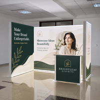 Stand de Exhibición Retroiluminado Portátil, Fondo Iluminado para Publicidad en Interiores, Caja de Luz de Tela SEG Personalizada para Eventos