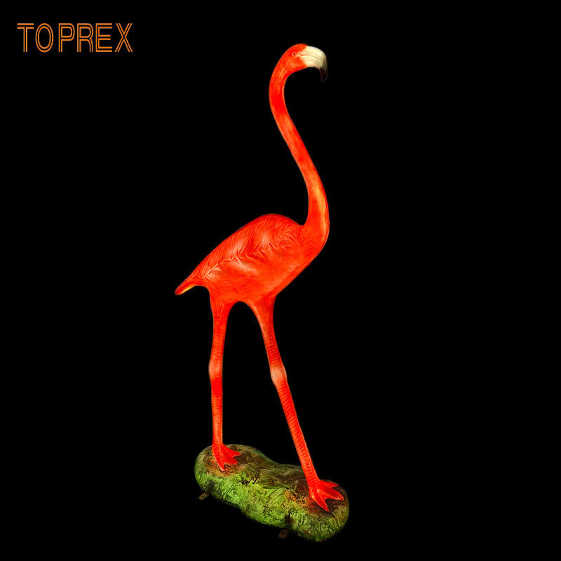 Flamant en résine 3D