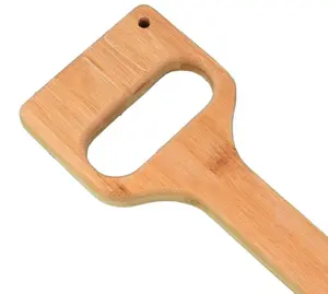 Outdoor Bamboo BBQ Brush Scraper Eco-Friendly Wooden Grill Scraper With Bottle Opener And Handle Ultimate BBQ Cleaning Tool