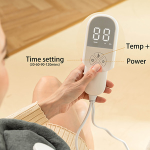 US <b>Plug</b> Portable Electric Heating Pad for Neck and Shoulder with 10 Temperature Settings Heating Wire and Adjustable Thermostat - Product Image 4