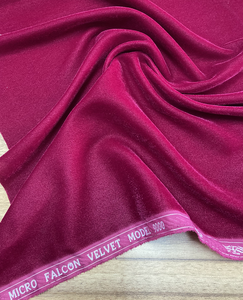 2021 Popular Plain Dyed <strong>Purple</strong> Color Micro <strong>Velvet</strong> 9000 PD Woven Fabric Weight 120gsm for Women's Dresses - Product Image 4