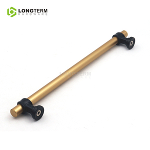 Gagang furnitur dapur Modern Panjang aluminium Aloi lemari pakaian lemari pintu kenop dan pegangan kabinet - Product Image 5