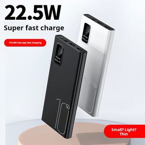 <span class=keywords><strong>Power</strong></span> Bank Mini LED ad Alta Capacità 10000mAh, Conveniente Caricabatterie Portatile Micro USB per Dispositivi Mobili da Esterno 20000mAh - Product Image 3