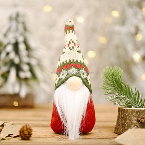 Làm bằng tay Thụy Điển tomte Gnome hat sang trọng Scandinavian Santa ELF râu trang trí gnomes đồ trang trí Giáng sinh - Product Image 2