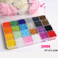 Offre Spéciale perles Hama en plastique créatives 2mm/3mm/4mm perles Hama Cuentas bijoux perles de bricolage pour la fabrication de bijoux enfants jouets pour filles