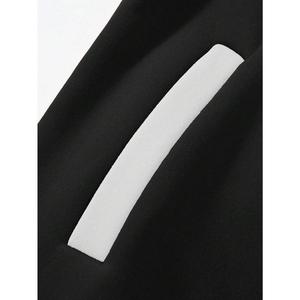 <span class=keywords><strong>Veste</strong></span> <span class=keywords><strong>de</strong></span> baseball pour hommes à col en V, design personnalisé Rainbow Spray, ODM/OEM, avec blocs <span class=keywords><strong>de</strong></span> couleur et lettres imprimées, fabriquée en usine - Product Image 3