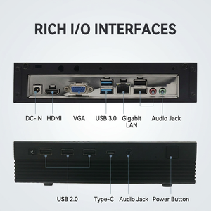 มินิพีซี โปรเซสเซอร์ I3 I5 I7 รองรับการพัฒนาโดยนักพัฒนา รองรับหลายระบบปฏิบัติการ คอมพิวเตอร์ขนาดเล็ก รองรับจอแสดงผลคู่ 6USB ITX-E มินิพีซี P - Product Image 2