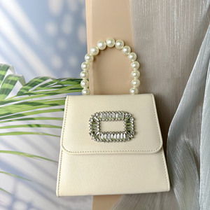 Nouveauté 2025 Sac carré décontracté élégant pour femmes, doté d'une boucle carrée en strass délicate - Product Image 2