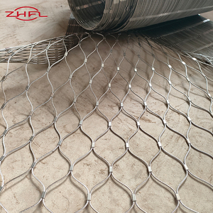 Flexible Knotted Stainless Steel <b>Wire</b> Rope Mesh for Zoo Enclosure and Aviary <b>Netting</b> - Product Image 2