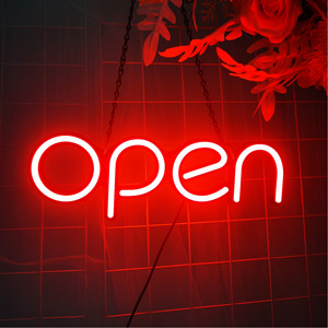 Señal de neón LED abierta, señal de luz de neón personalizada, de <span class=keywords><strong>noche</strong></span> - Product Image 2