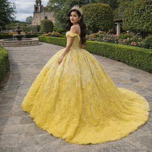 6948 Unique Sweetheart Ruffle Floral Flower Sweet 16 Girls <b>Debutant</b> <b>Dresses</b> - Product Image 1