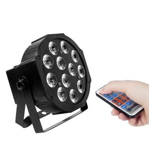 Foco LED profesional RGBW 4 en 1 para escenario, 12 unidades, DMX 512, tipo PAR - Product Image 1