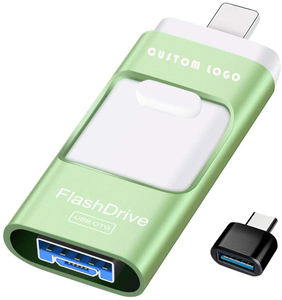 Pour <span class=keywords><strong>Amazon</strong></span> Top Seller OTG 3-en-1 <span class=keywords><strong>USB</strong></span> 2.0 Pendrive 4GB à 128GB Flash Drive pour téléphones IOS Android Ordinateurs Windows Devices - Product Image 1