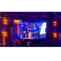 Pantalla de fondo de escenario de alta actualización, pantalla Led, Panel de eventos, Dj para Club nocturno, espectáculo en vivo, pared de feria comercial con armazón