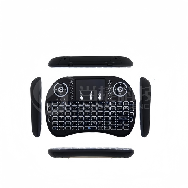 Compatible with Raspberry Pi Wireless Mini Keyboard 2.4G Wireless Mini Keyboard Non-Blue--tooth Keyboard Simple PPT