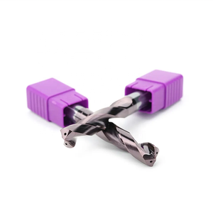 Dao khoan lỗ bằng cacbua vonfram 2 rãnh, chống mài mòn, dùng cho máy CNC, sản xuất tại Trung Quốc - Product Image 2