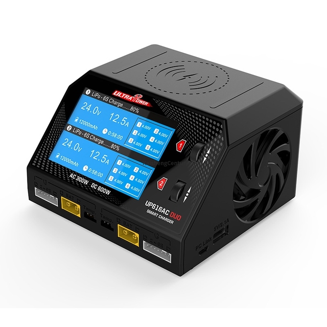 UltraPower UP6+ Wireless Phone Charger Li-Po Battery Balance Charger Dual Channel