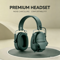 Headset Komunikasi Taktis Over-ear Terbaru 2026, Laris Manis, Khusus untuk Pertambangan, Tenaga Listrik & Pekerjaan Lapangan Pemadam Kebakaran