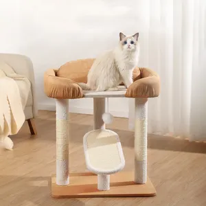 Best Verkopende Custom Interactieve Moderne Luxe Huis Klimrek Schattige Luxe Kattenbomen & Scratcher