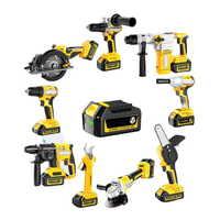 Kits combinés sans fil au lithium-ion 20 V Max 15 pièces, qualité neuve