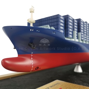 Apl Esplanade tùy chỉnh 65cm kim loại vận chuyển <span class=keywords><strong>Container</strong></span> Mô hình handmade thu nhỏ tàu chở hàng mô hình hậu cần Mô hình tàu - Product Image 2