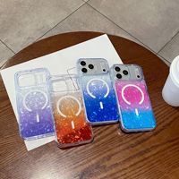 Funda Personalizada de TPU y PC con Textura de Concha para iPhone 17 18 Pro Max, Carga Inalámbrica Magnética con Degradado para Vendedores y Minoristas de Amazon